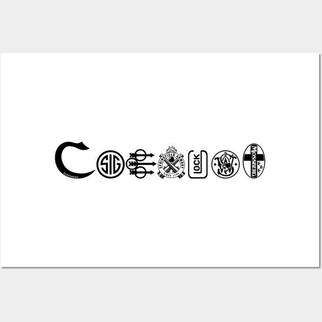 Coexist Black Print Wall Art by Rebranded_Customs